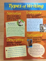 Types of Writing Chart