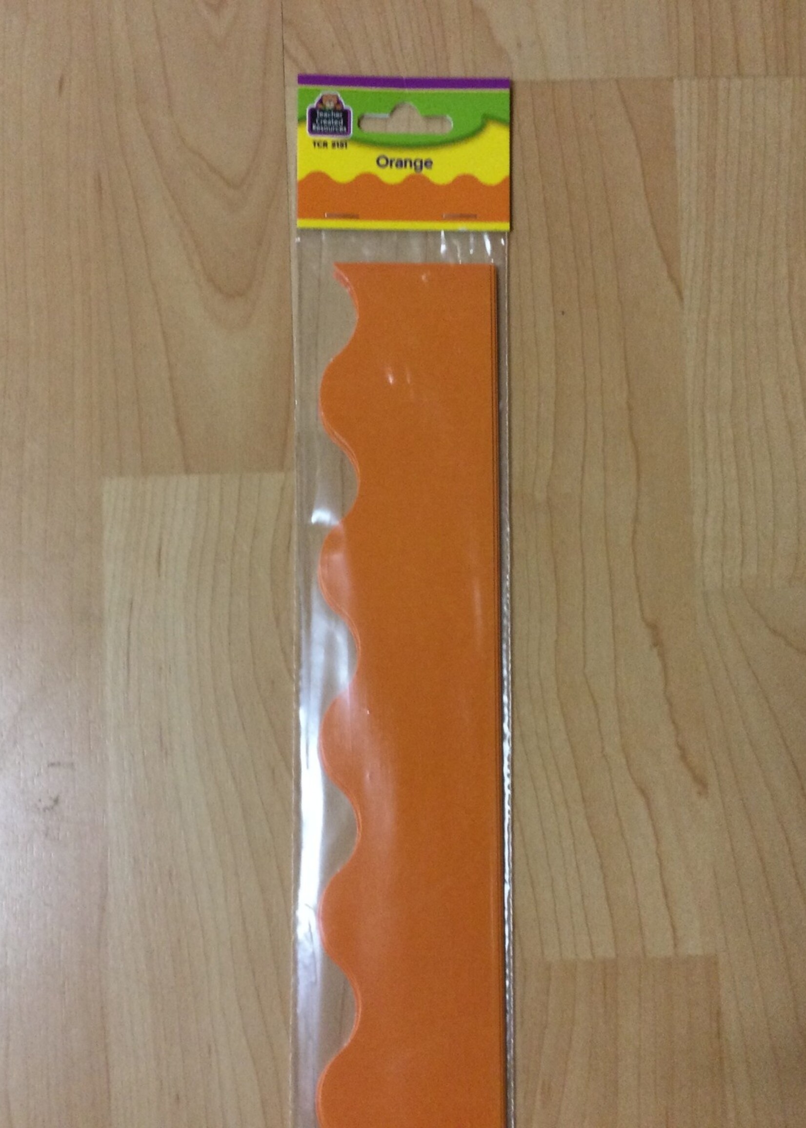 Orange Scalloped Border 35'