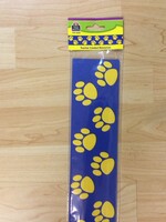 Blue & Gold Paw Print Border