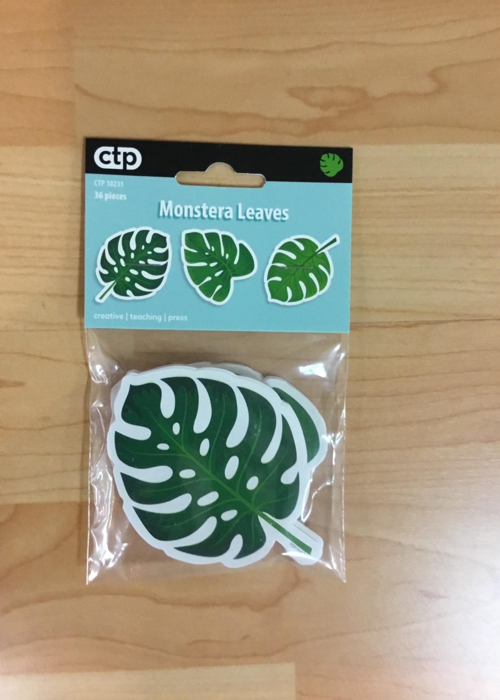 Monstera Leaves Mini Cutouts 36pc