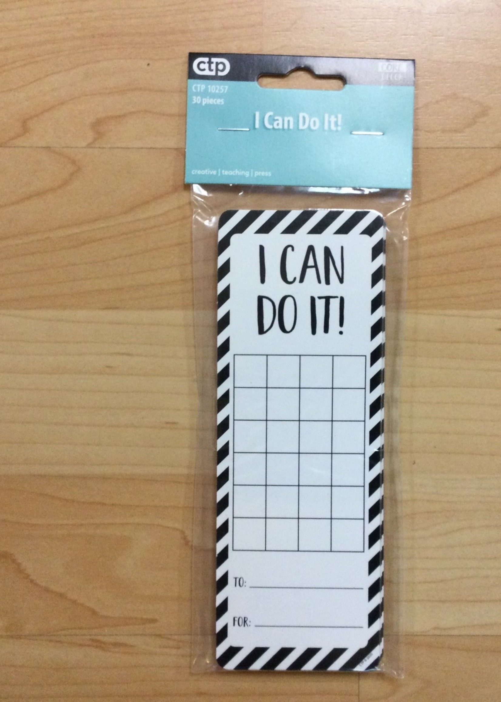 I Can Do It! Mini Incentive Bookmark