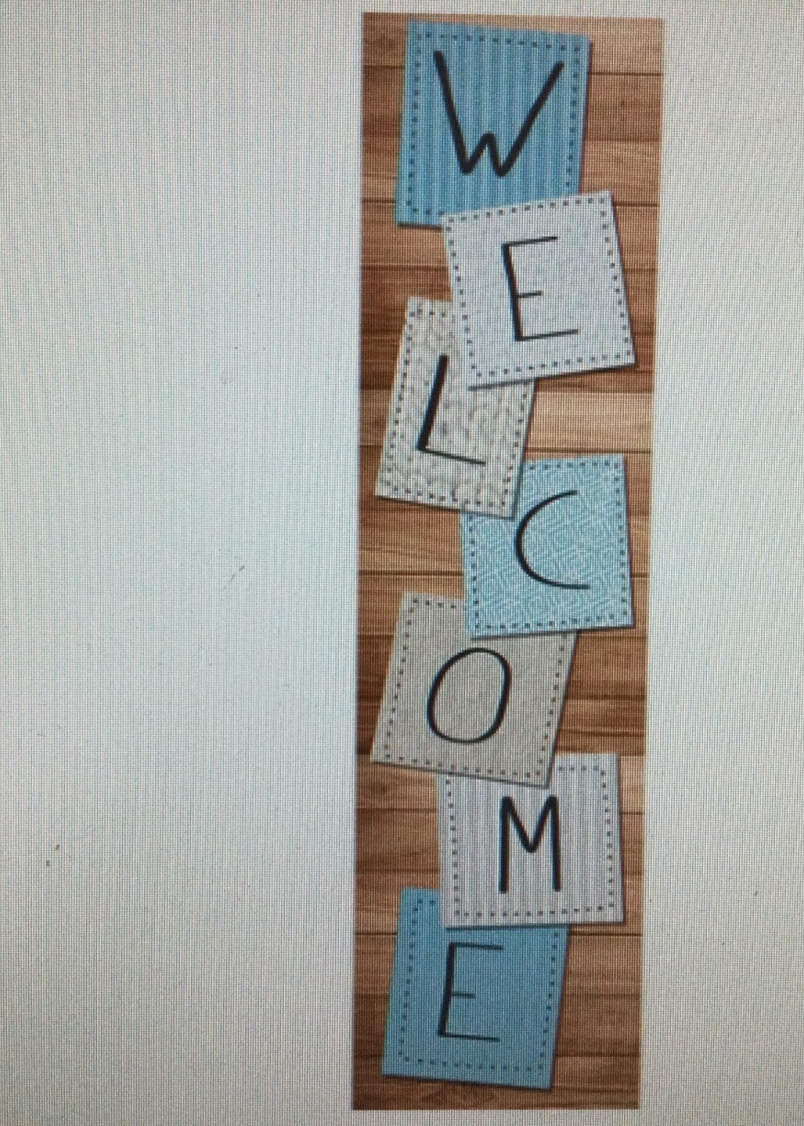 A Close Knit Class Welcome Banner