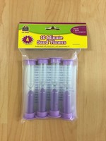 10-Minute Sand Timers: Set of 4