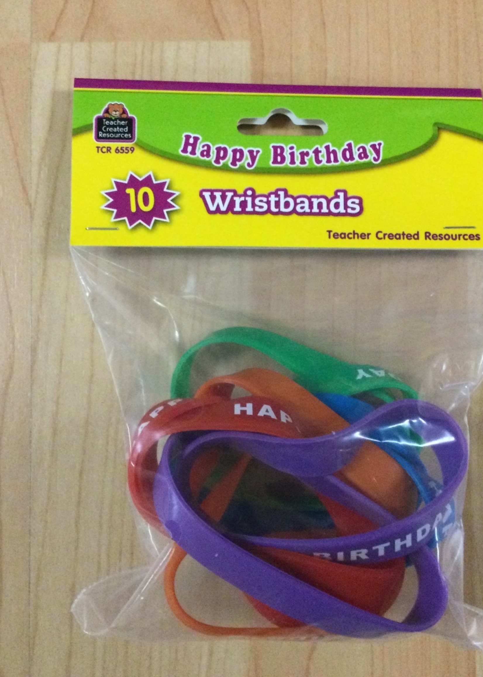 Happy Birthday Wristbands 10pk