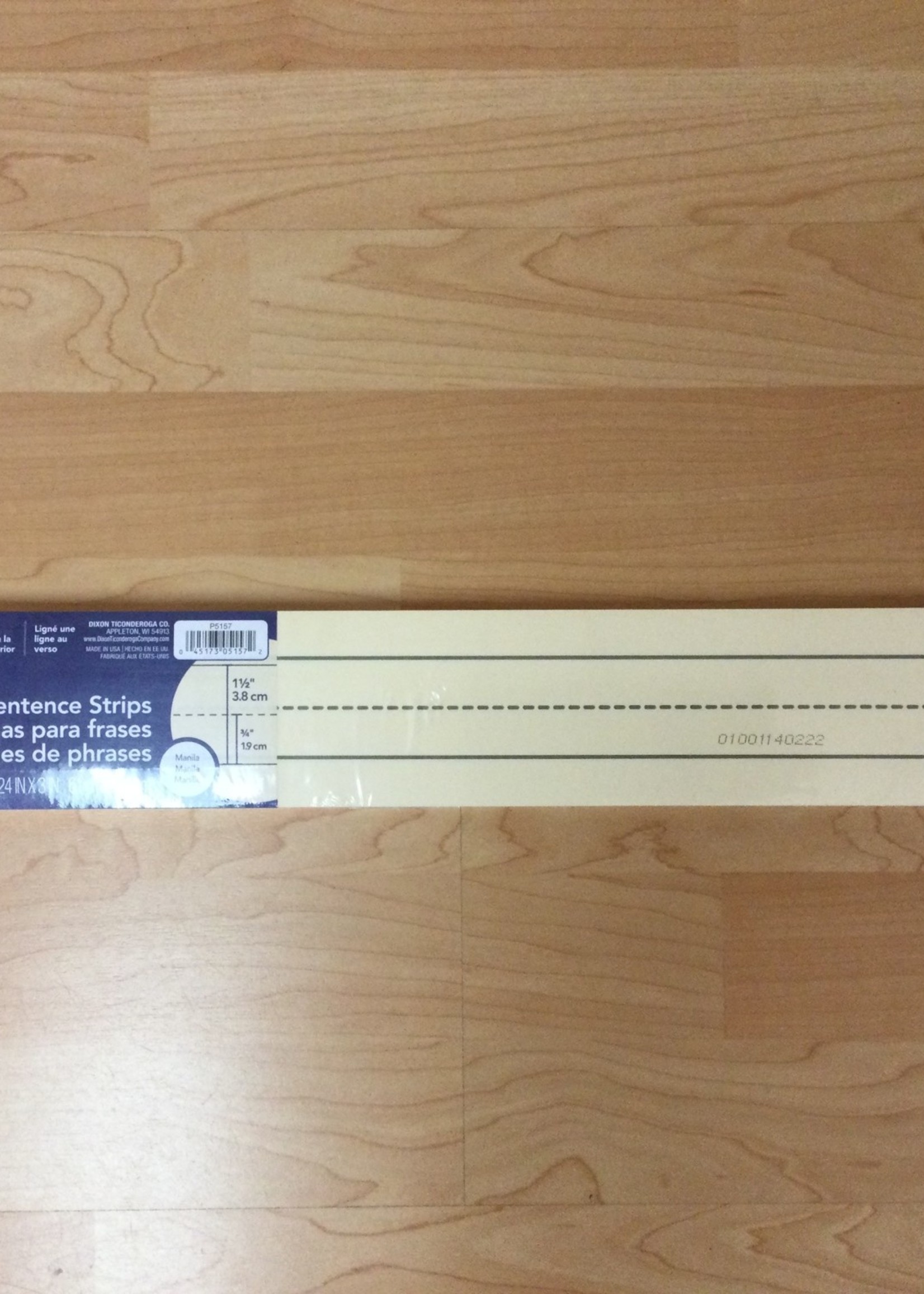 Manila Lined Sentence Strips 100pk