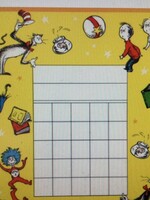 Dr. Seuss Cat in the Hat Mini Incentive Charts