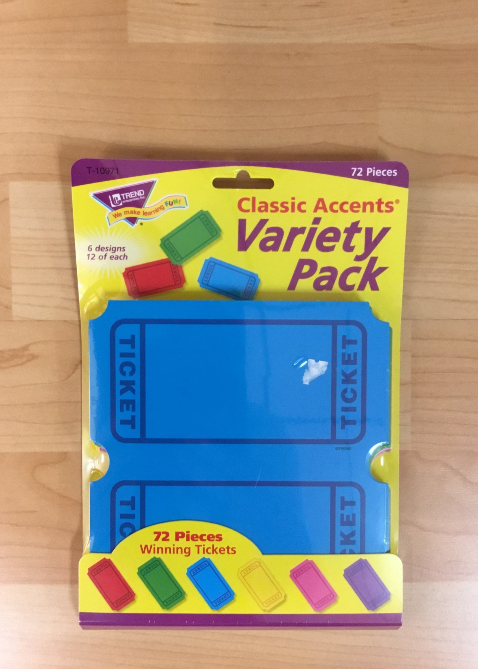 Winning Tickets Cutouts 72pc