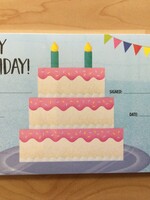 3D Pop Happy Birthday Cake Awards 30pk