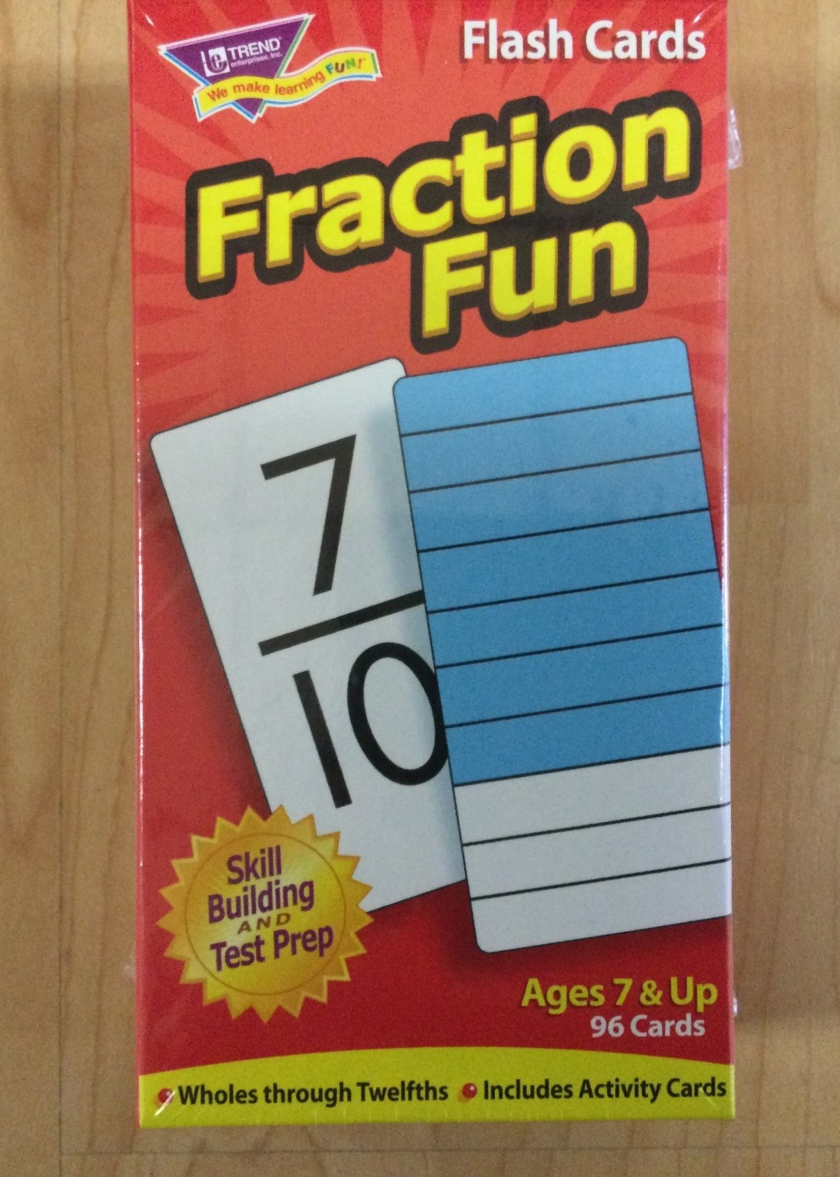 Fraction Fun Flash Cards (96)