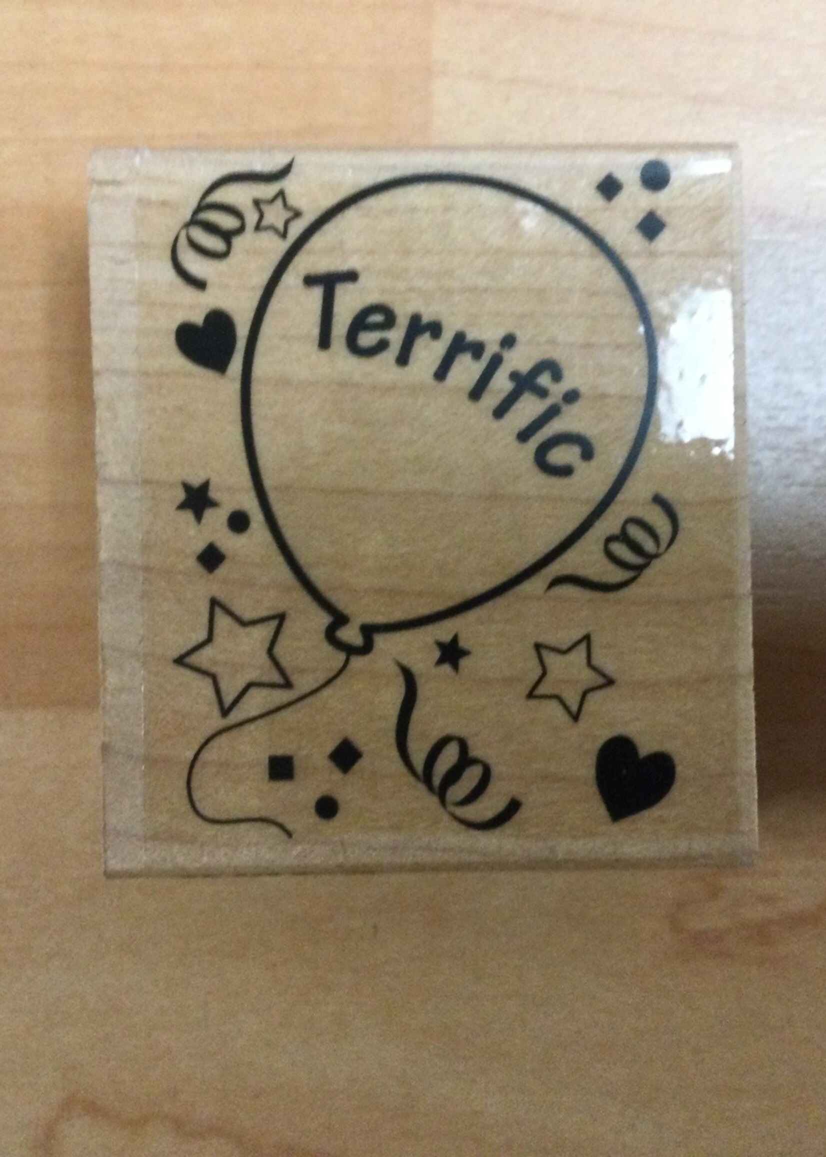 Terrific Teacher's Rubber Stamp