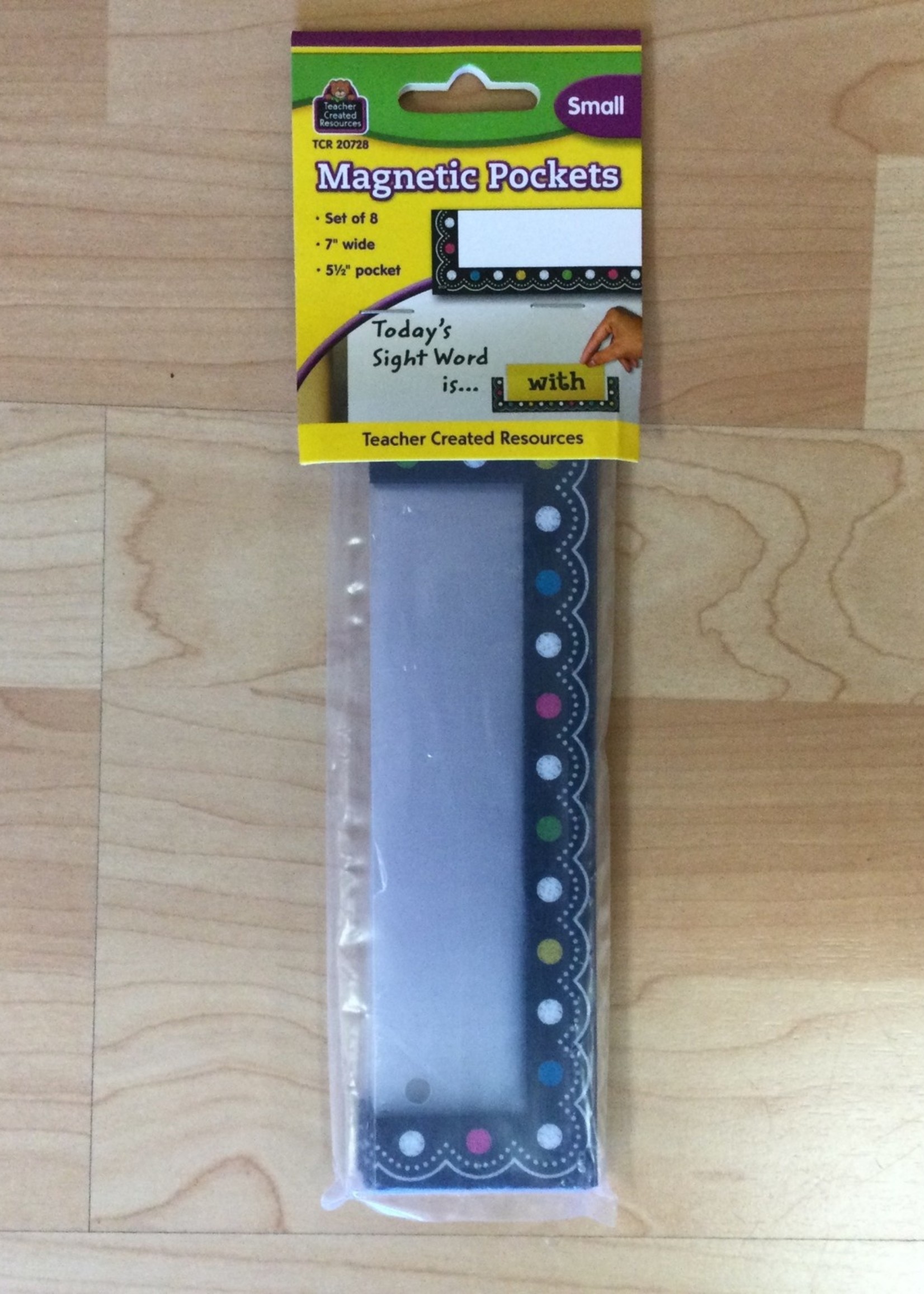 Chalkboard  Brights Small Magnetic Pockets 8pk