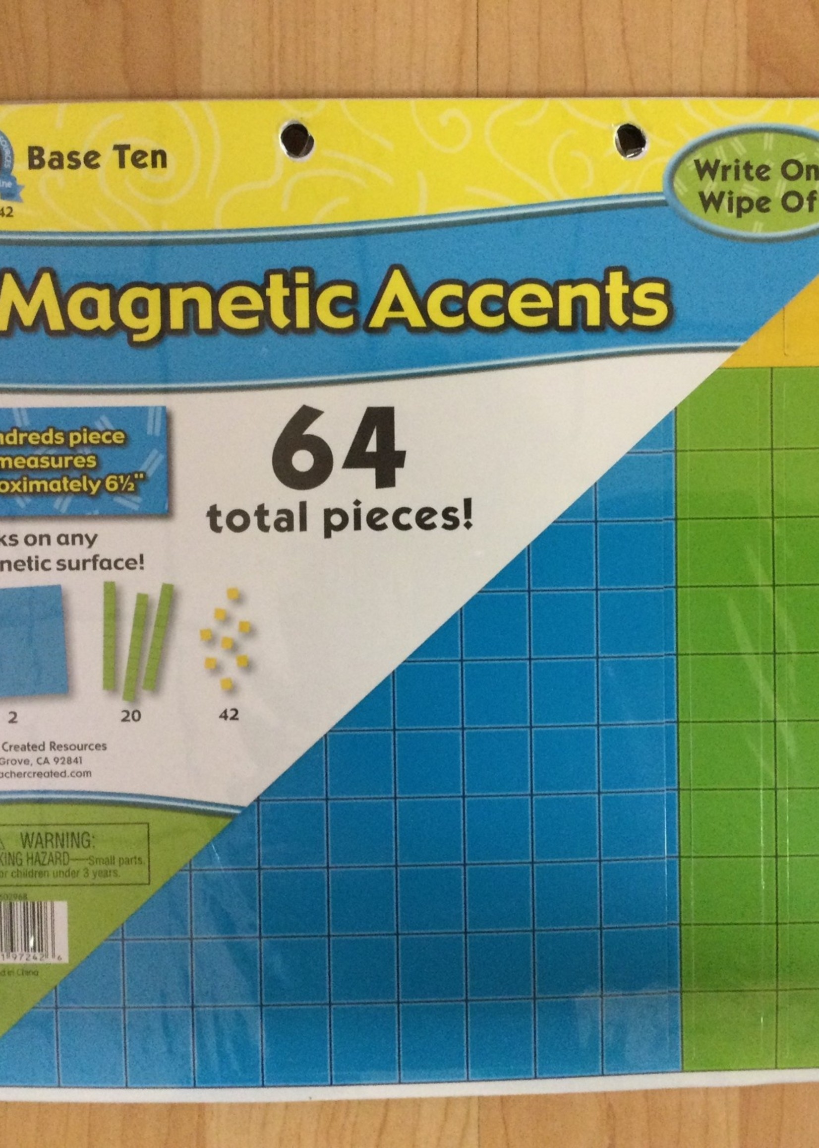 Base Ten Magnetic Accents 64pc