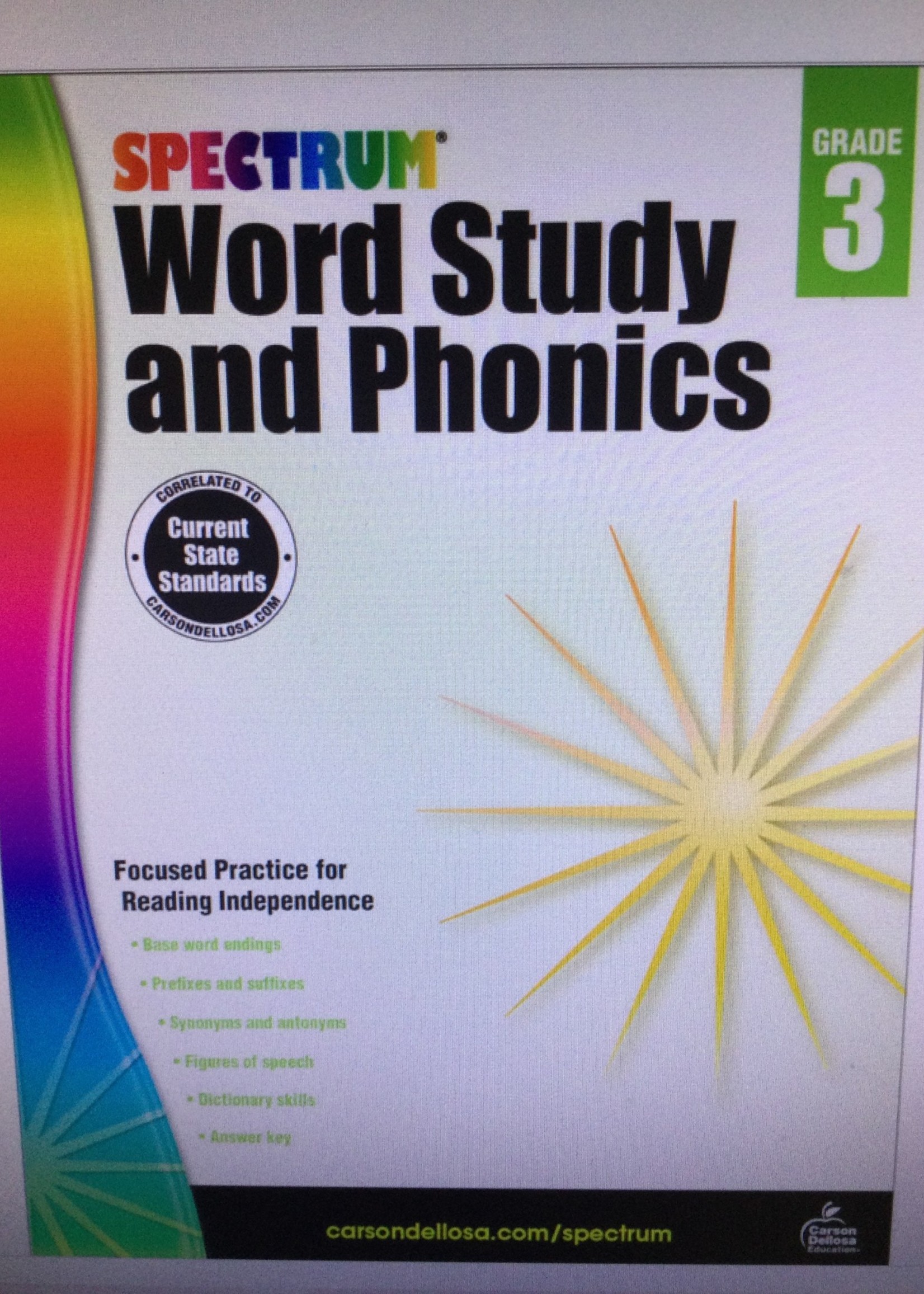 Spectrum Word Study & Phonics 3