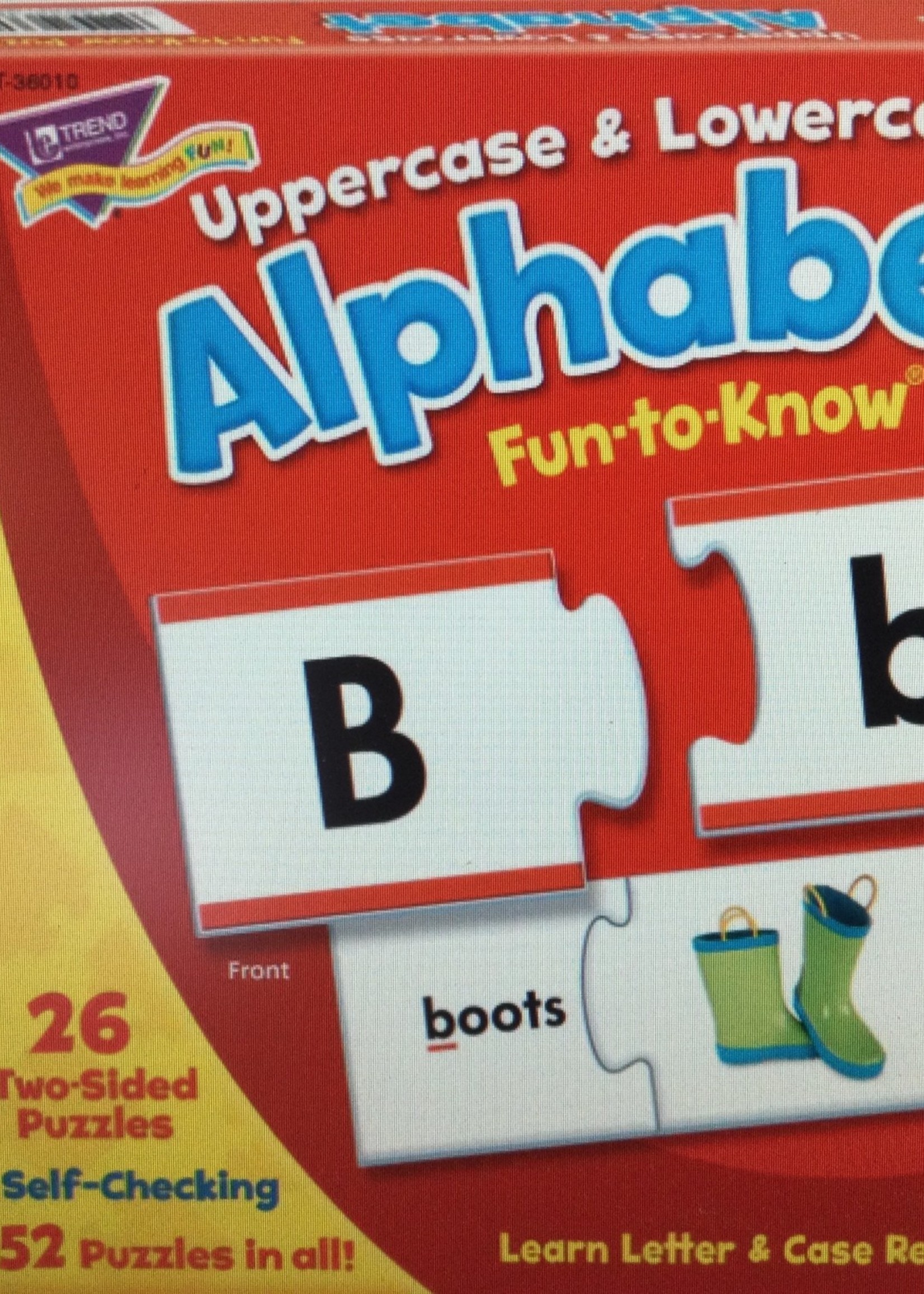 Alphabet Upper/Lowercase Puzzles 52pc