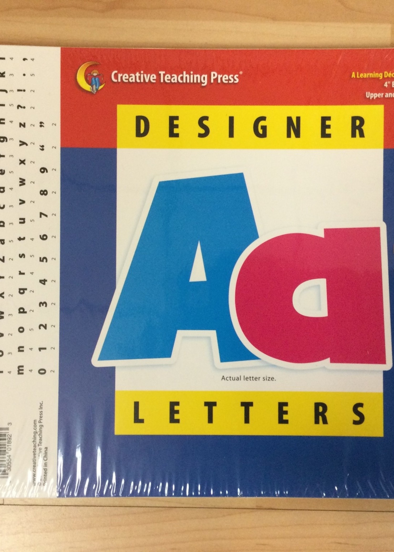Bold Brights 4" Letters 200pc