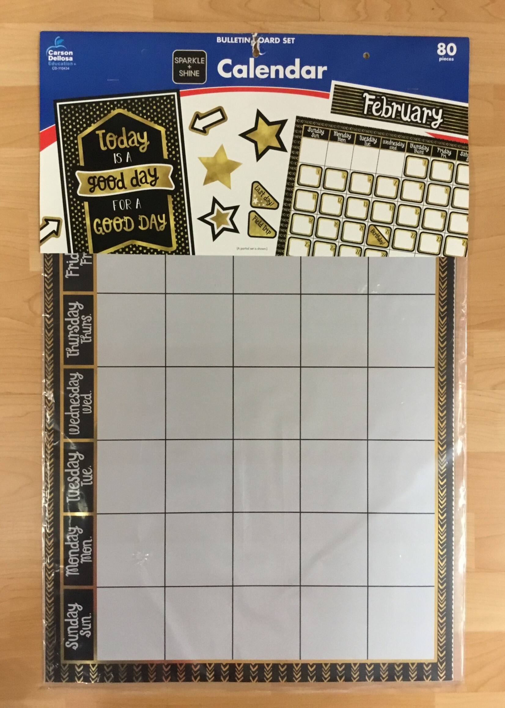 Sparkle & Shine Calendar Bulletin Board