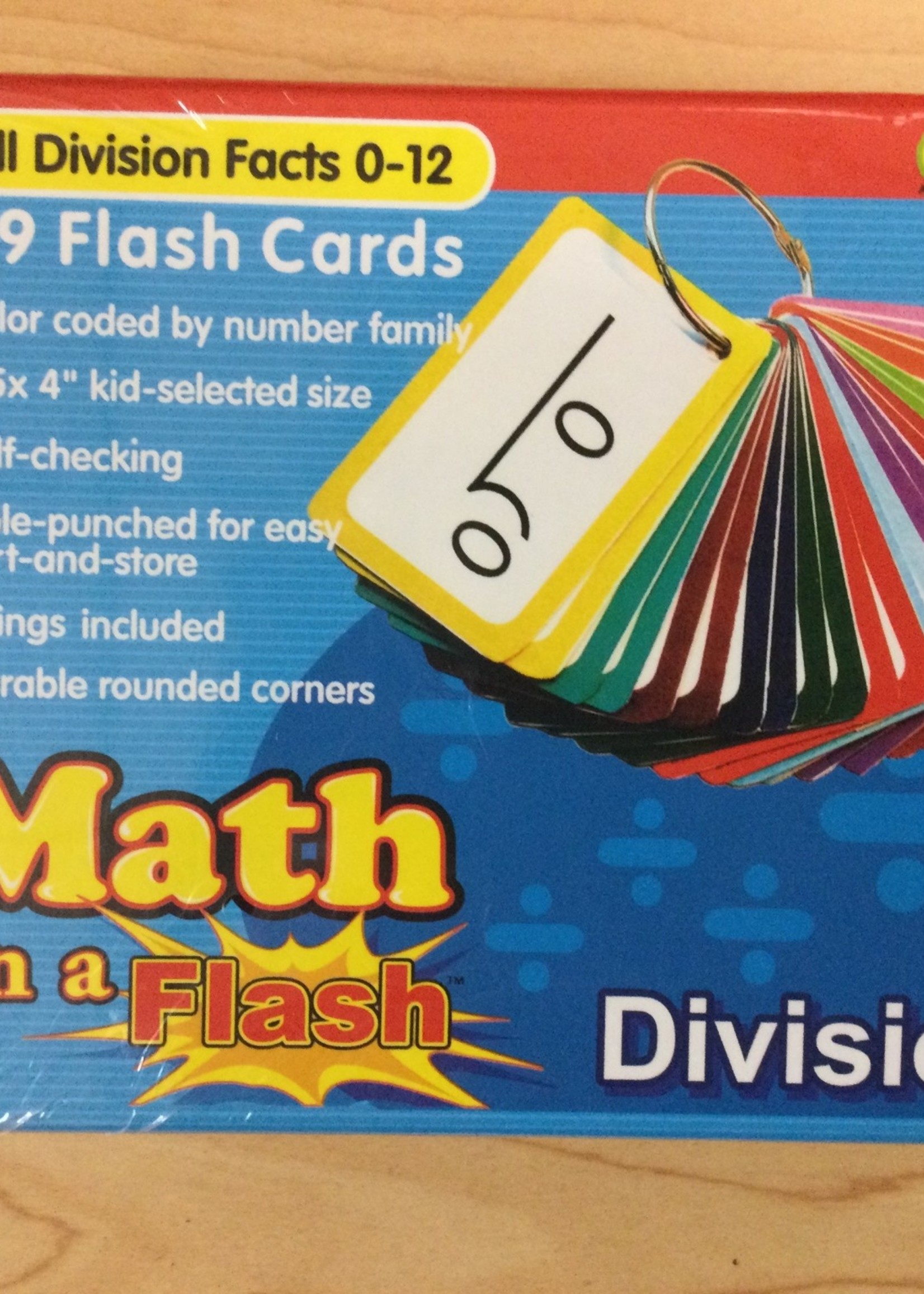 Math in a Flash Division Cards 169pc