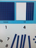 Magnetic Base Ten Place Value Set 63pc
