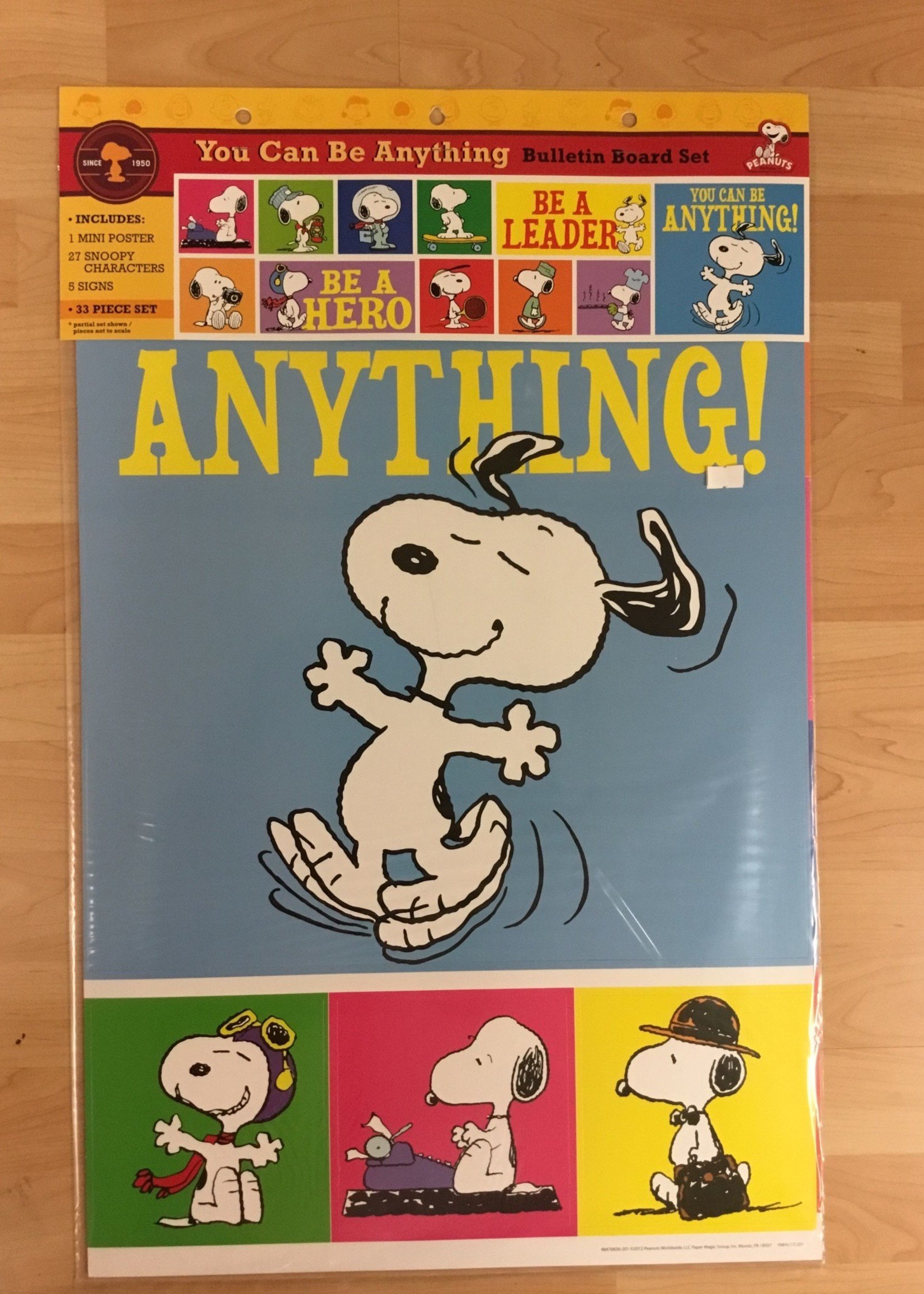 Peanuts You Can Be Anything Bulletin Board