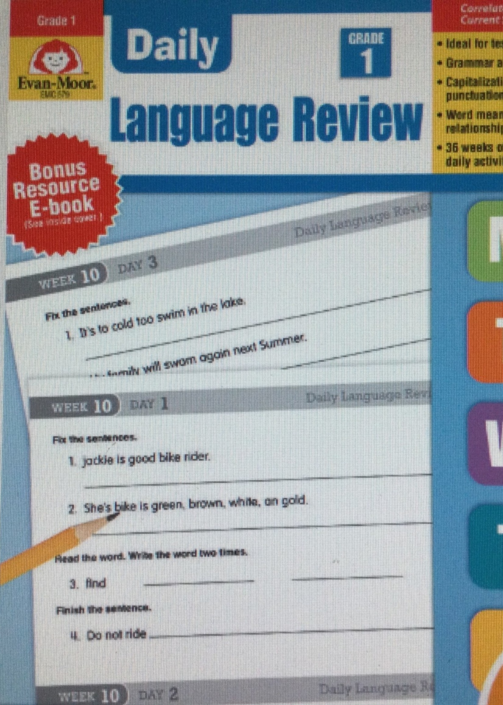 Daily Language Review Gr.1