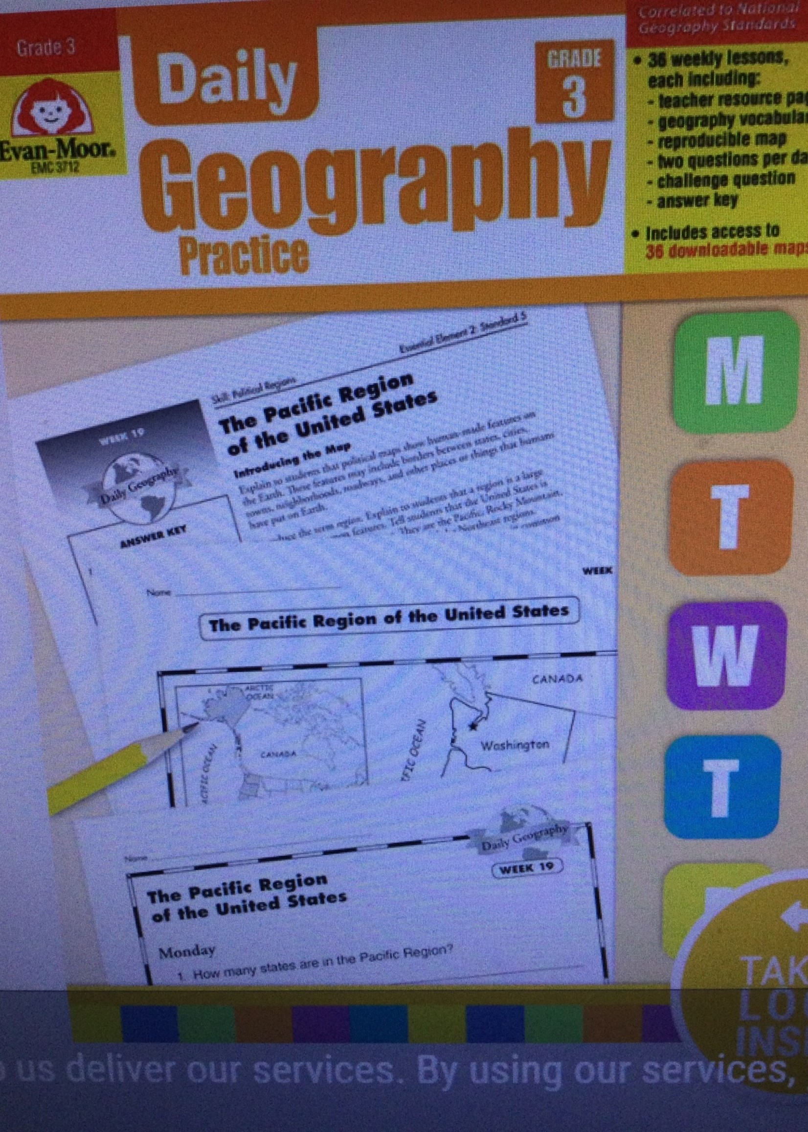 Daily Geography Practice Gr 3