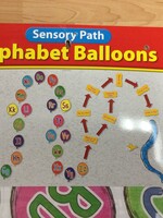 Pete the Cat Alphabet Balloons Sensory Path