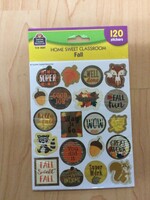 Home Sweet Classroom Fall Stickers 120pc