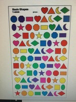 Basic Shapes Mini Stickers 8 sheets