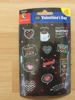 Chalk It Up Valentine's Day Stickers 60pc