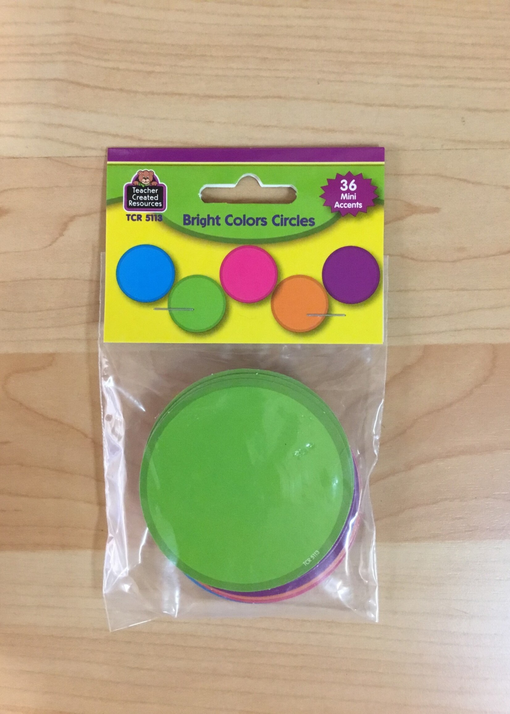 Bright Colors Circles Mini Accents