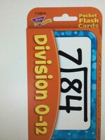 Division 0-12 Flash Cards