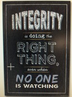 Integrity... Poster