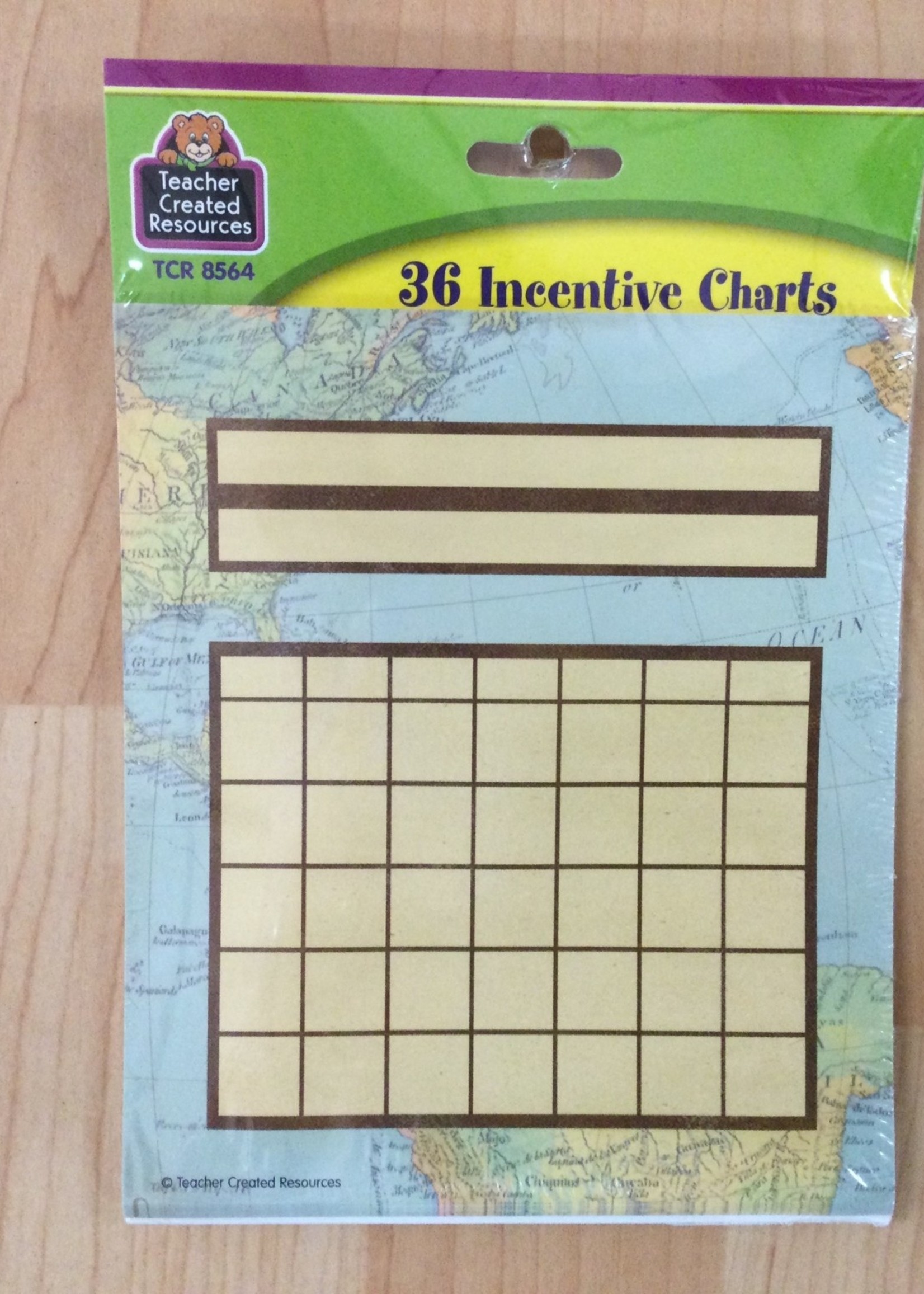 Travel the Map Mini Incentive Charts