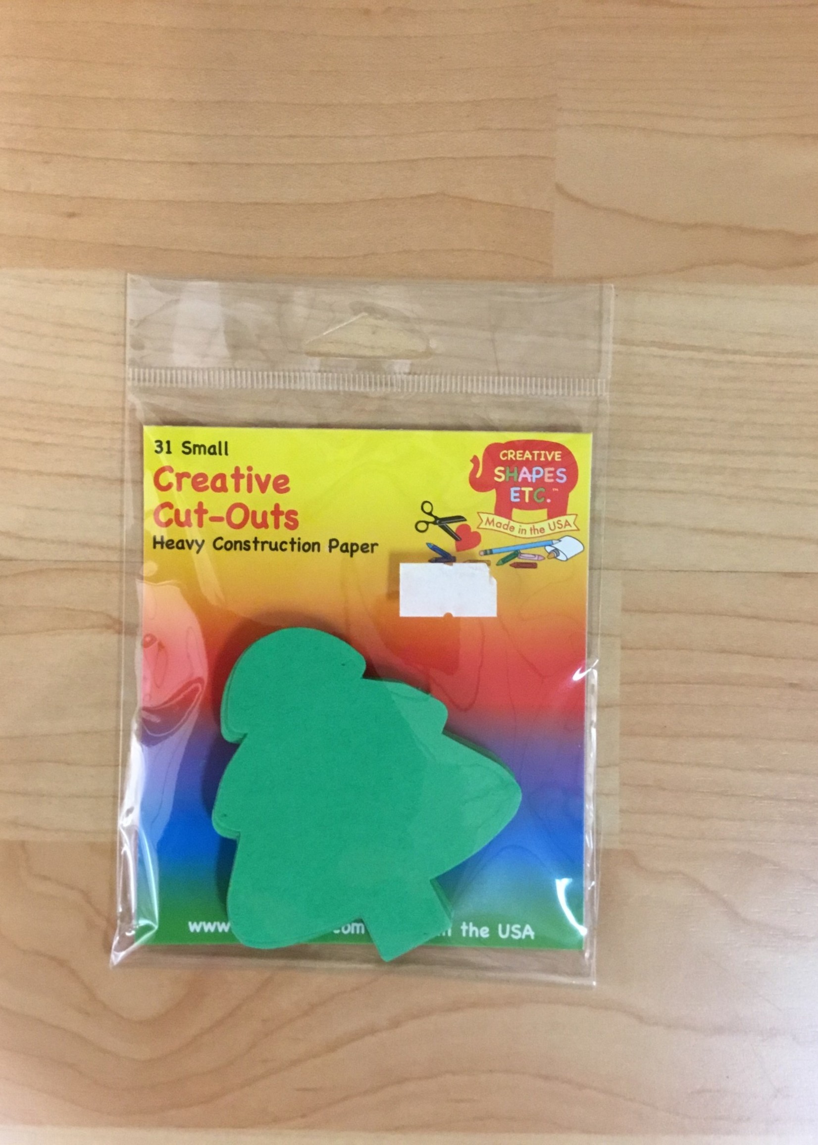 Evergreen Tree Mini Cutouts 31pc