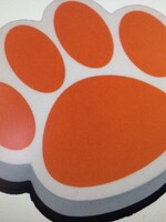 Orange Paw Magnetic Whiteboard Eraser