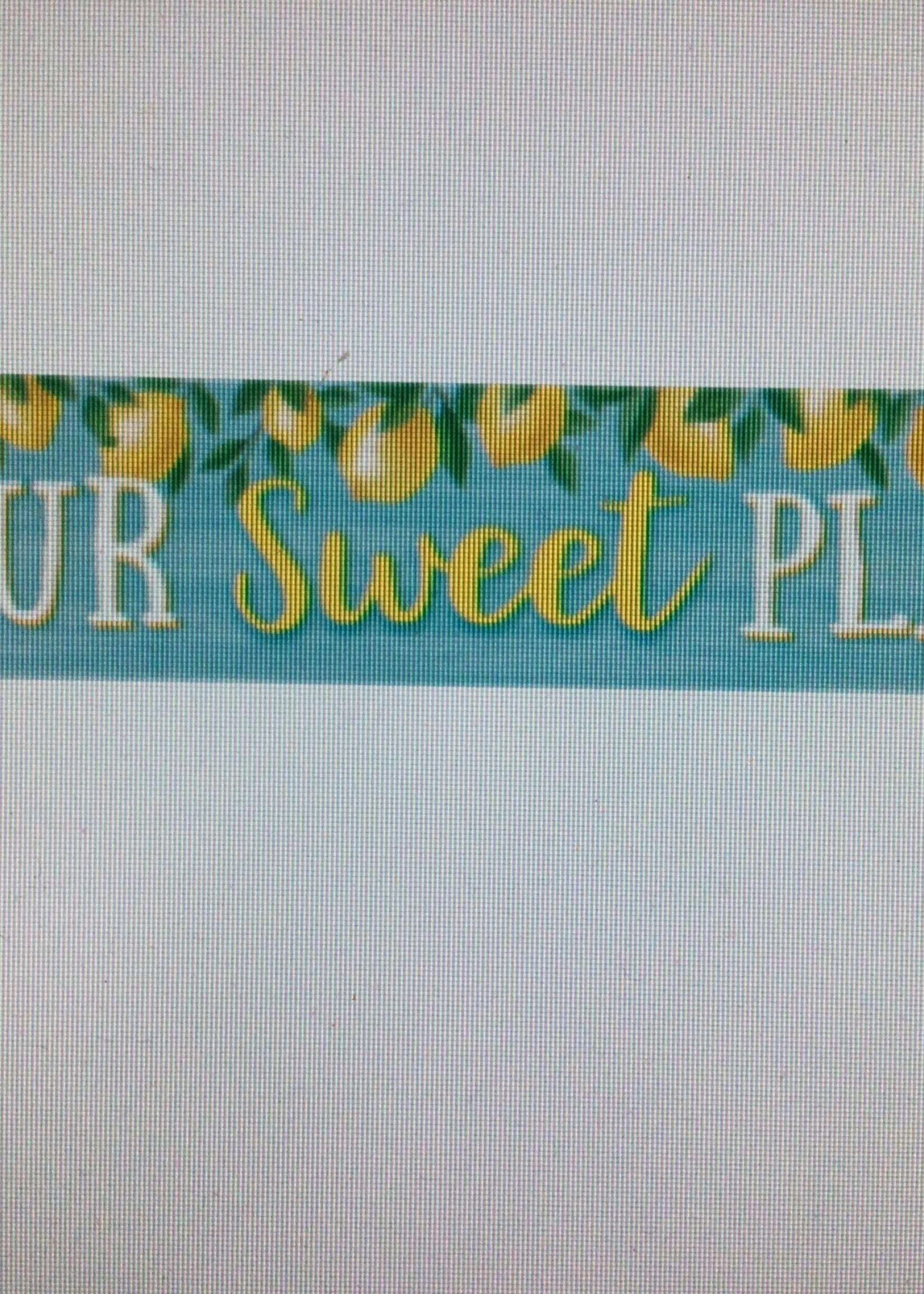 Lemon Zest Our Sweet Place Banner