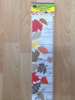 Home Sweet Classroom Shiplap & Fall Leaves Straight Border 35'