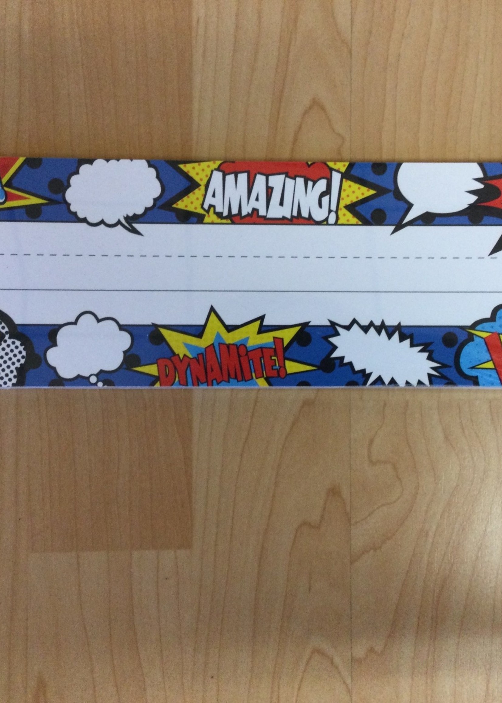 Superhero Nameplates 36pk