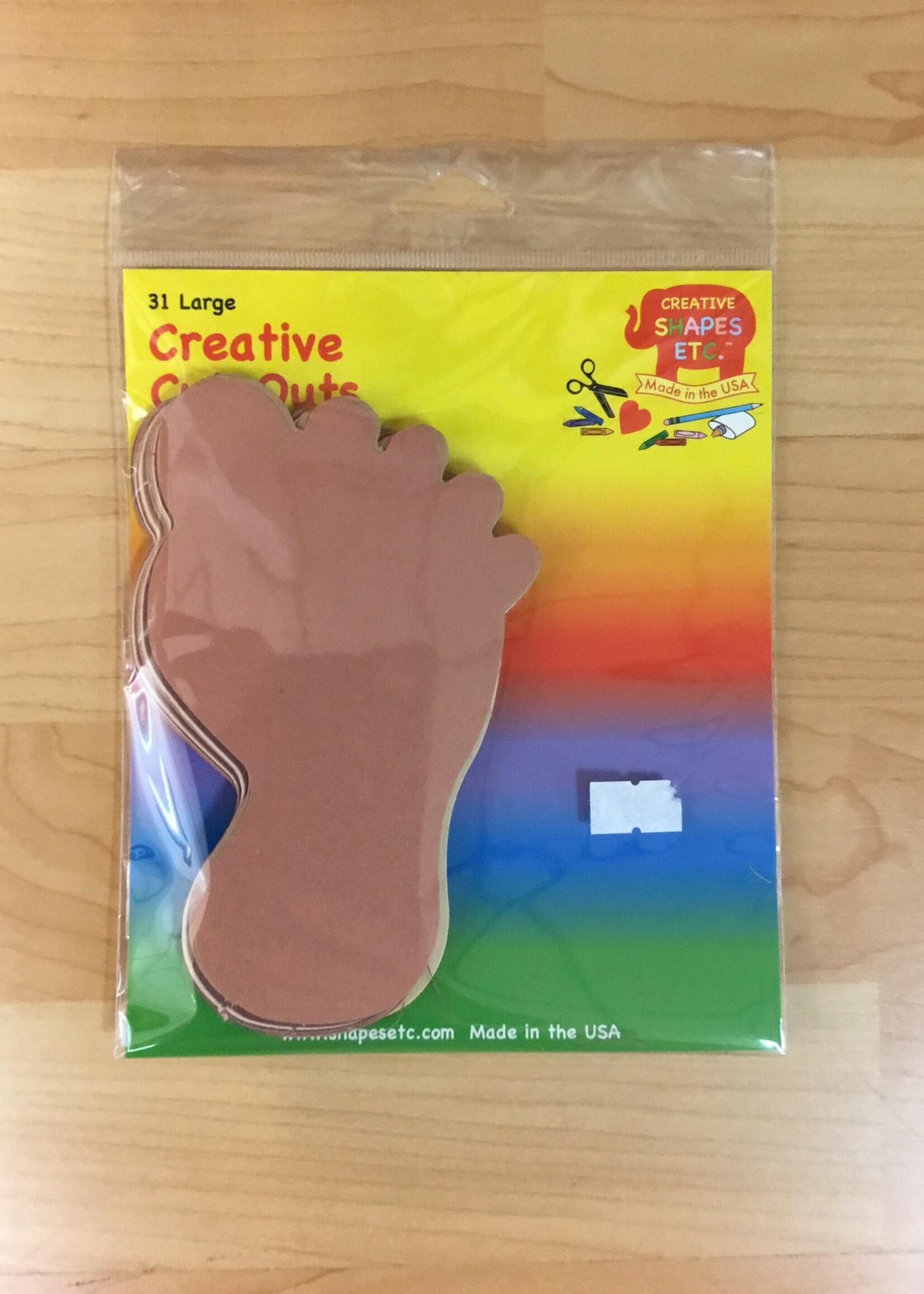 Multicultural Feet Cutouts 31pc