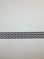 Black Chevron Magnetic Border 12 12"pc