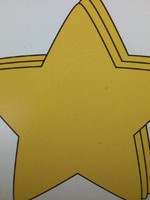 Large Star Magnets 4 pk