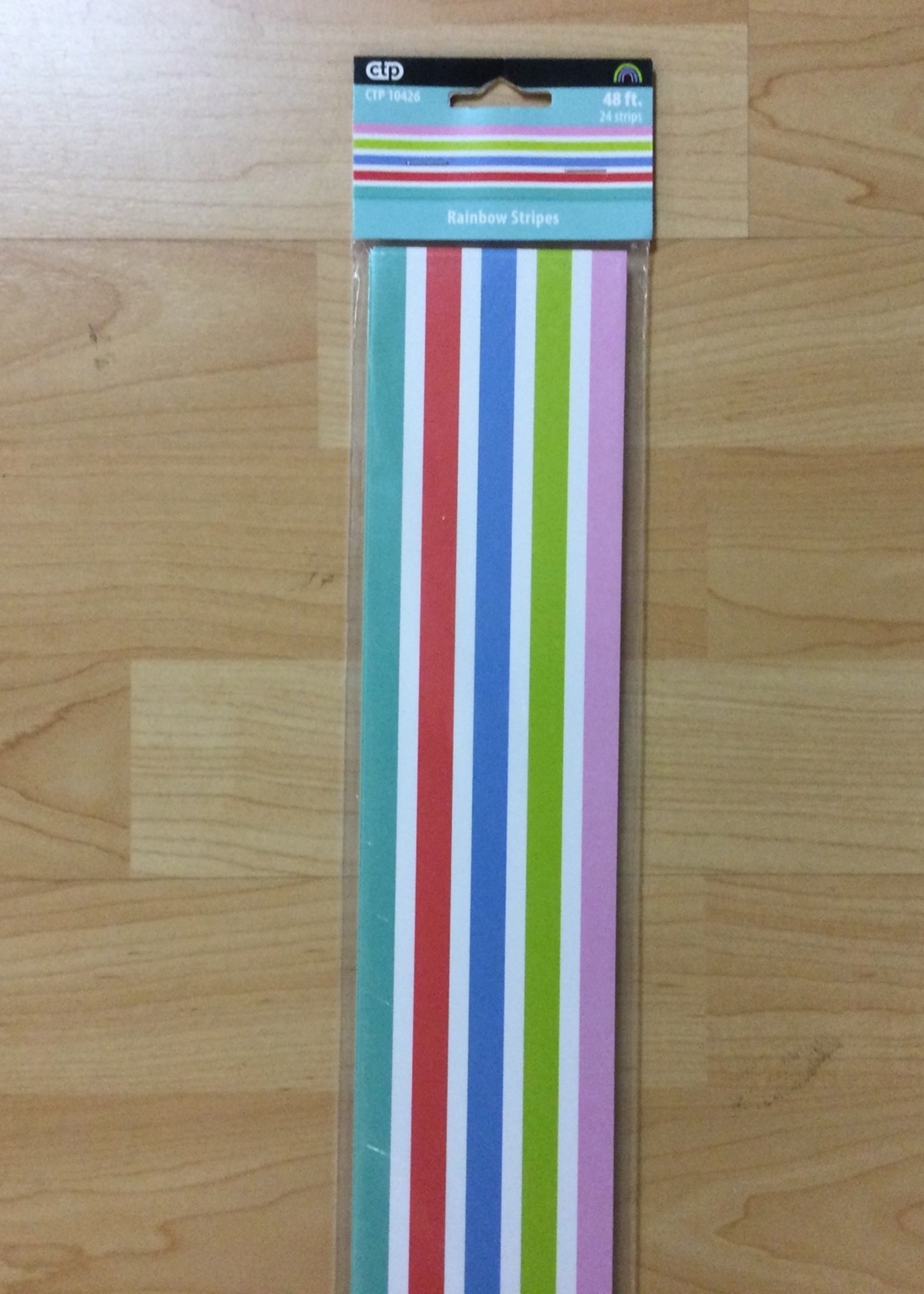 Rainbow Stripes EZ Border 48'