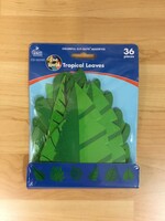 Tropical Leaves Cutouts 36pc