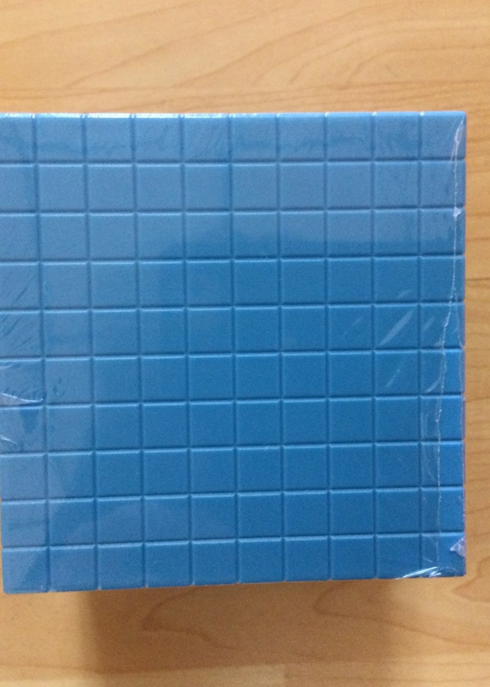 Blue Plastic Base Ten 1000 Cube