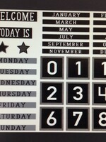 Modern Farmhouse Calendar Mini Bulletin Board