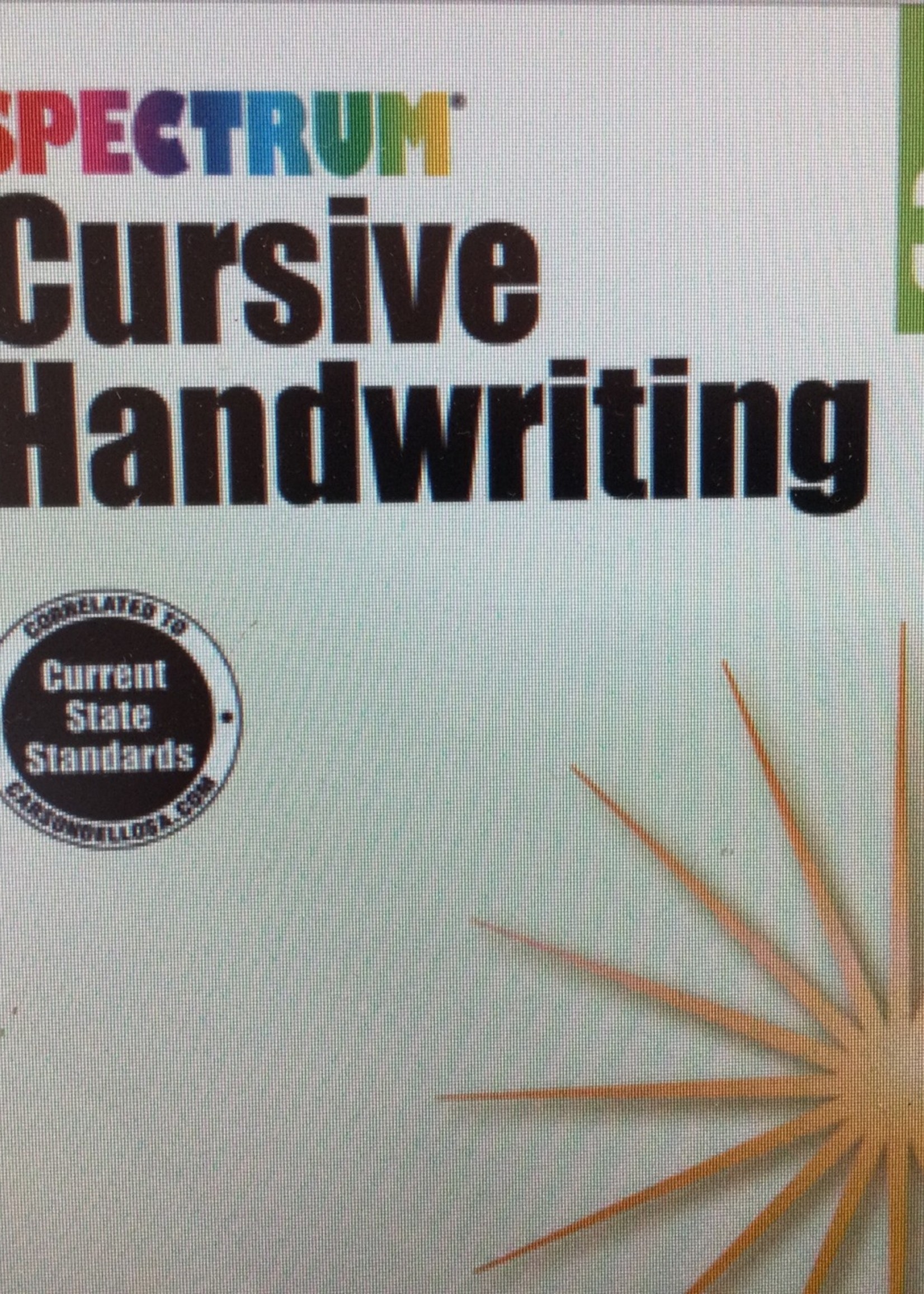 Spectrum Cursive Handwriting