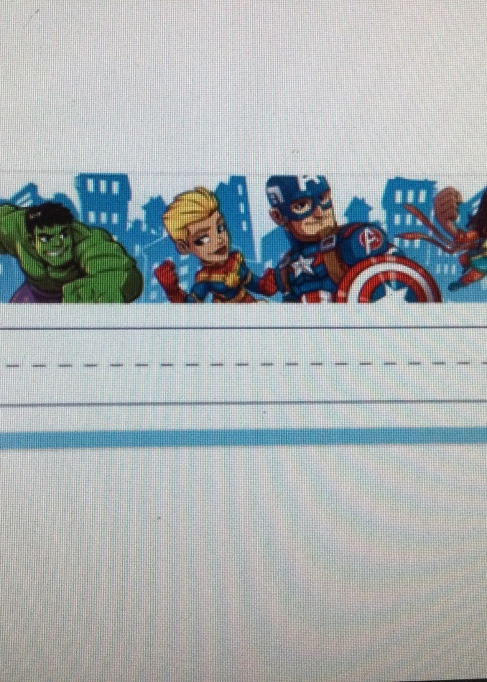 Marvel Self-Adhesive Nameplates 36pc