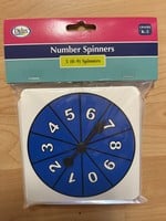 0-9 Number Spinners 5pc