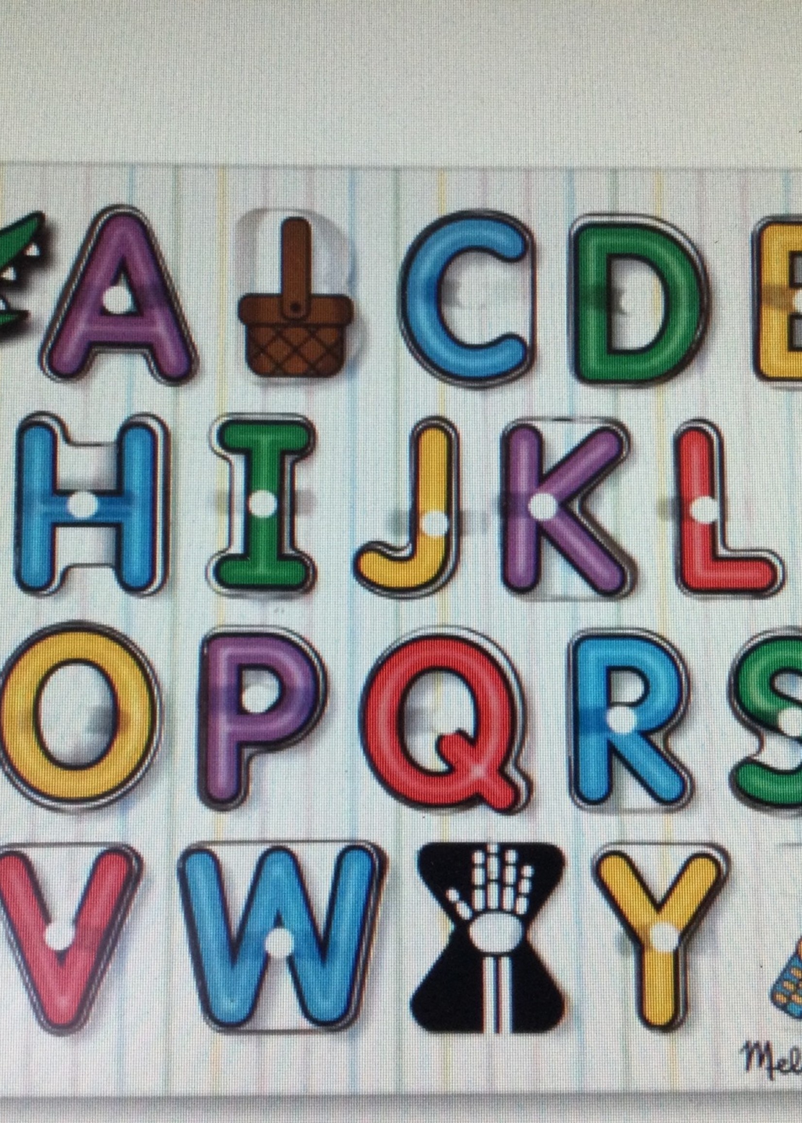 Lift & See Alphabet Peg Puzzle