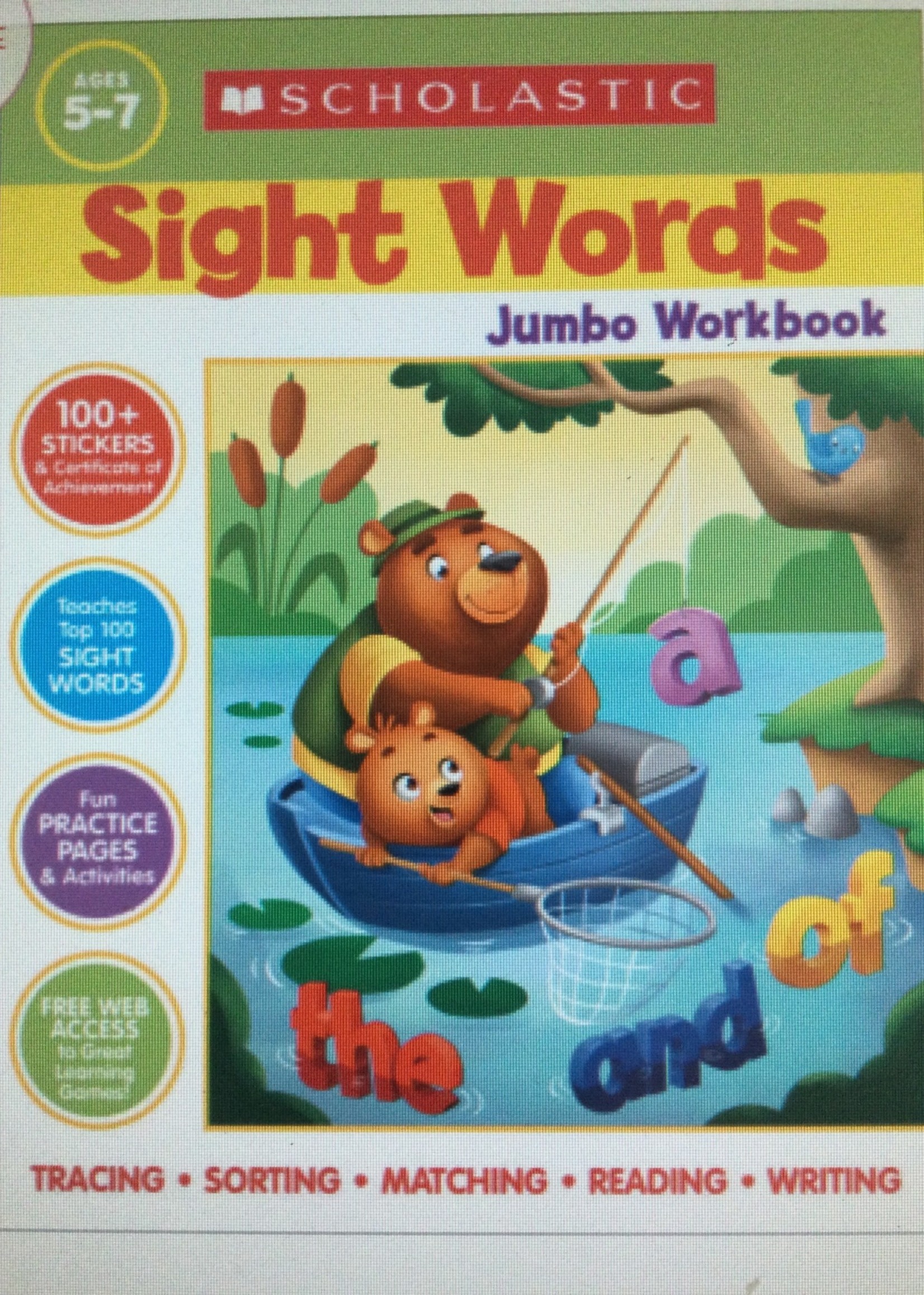 Sight Words Jumbo Workbook